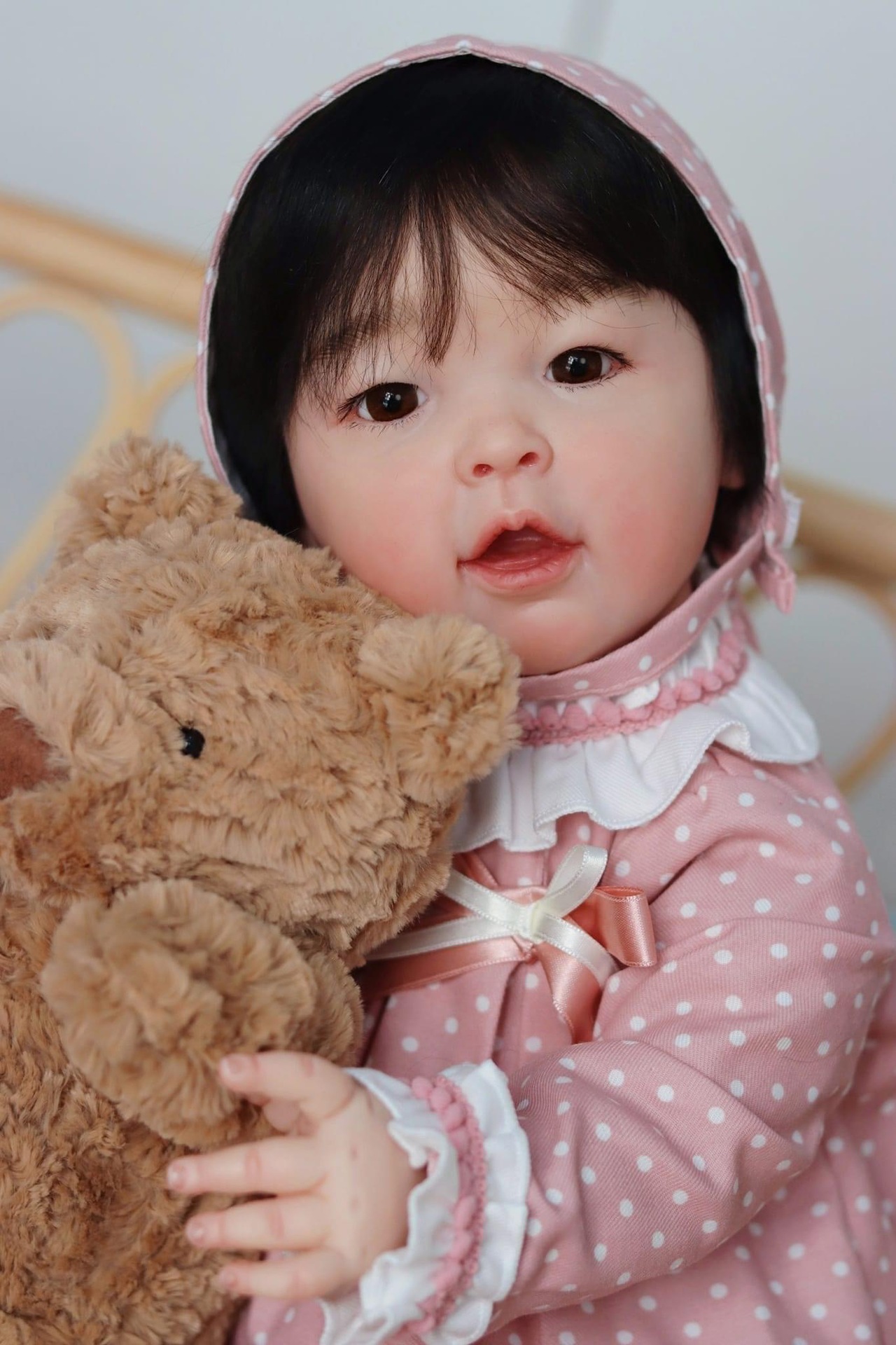 Ethnic Fashion Girls - Meilian Reborn Baby Doll Wykończona włosami