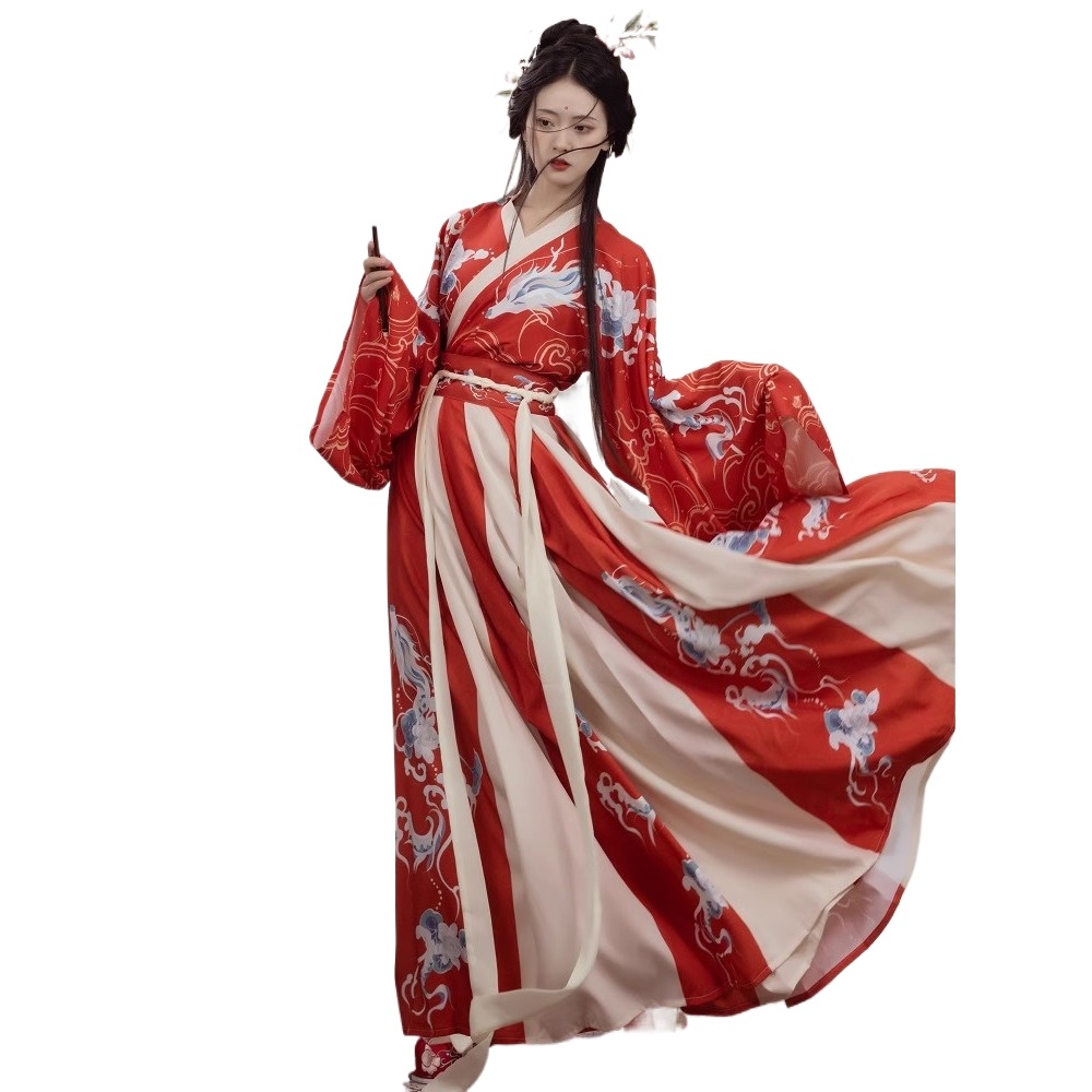 Ethnic Fashion Show - Tradycyjna chińska odzież Hanfu damska sukienka