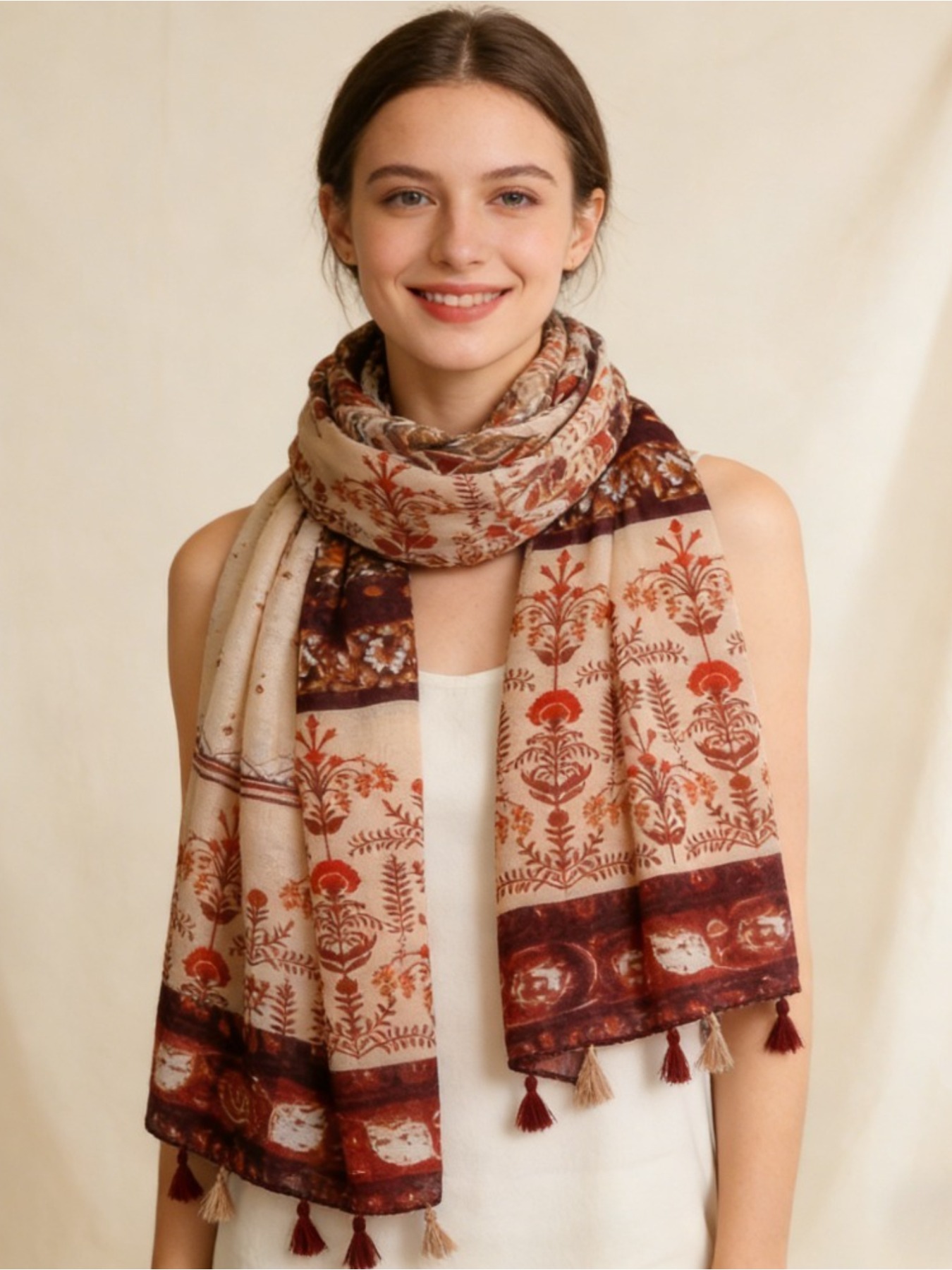 1 szt. francuski szal w stylu  – Go Ethnic Fashion recenzja i cena
