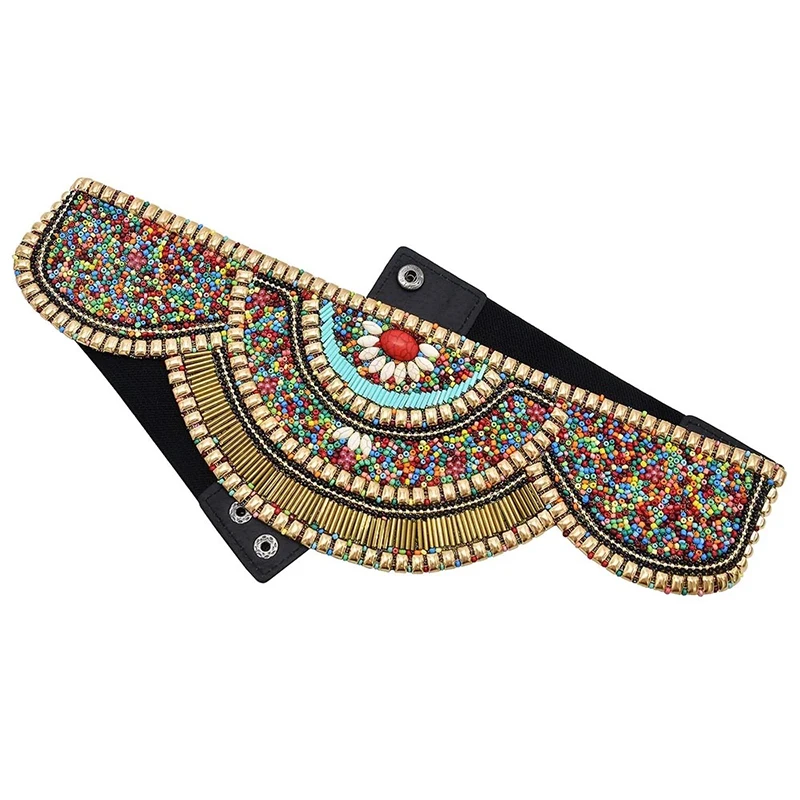 Kolorowe koraliki w talii pas  – Ethnic Indian Fashion recenzja i cena